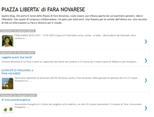 Tablet Screenshot of piazzalibertafaranovarese.blogspot.com