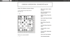 Desktop Screenshot of chessopeningessentials.blogspot.com