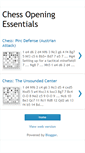 Mobile Screenshot of chessopeningessentials.blogspot.com