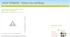 Desktop Screenshot of golfturkiye.blogspot.com