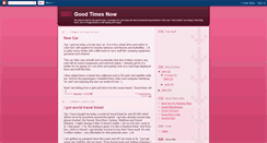 Desktop Screenshot of goodtimesnow.blogspot.com