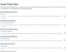 Tablet Screenshot of goodtimesnow.blogspot.com