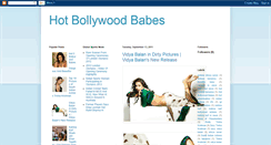 Desktop Screenshot of hotbollywoodbabes.blogspot.com