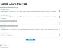 Tablet Screenshot of espaciobiodevoto.blogspot.com