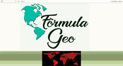 Desktop Screenshot of formulageo.blogspot.com