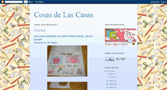 Desktop Screenshot of cosasdelascasas.blogspot.com