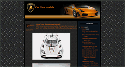 Desktop Screenshot of cars-newmodels.blogspot.com