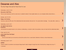 Tablet Screenshot of desareeandalex.blogspot.com