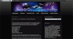 Desktop Screenshot of capernightsky.blogspot.com