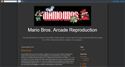 Desktop Screenshot of mariobrosarcade.blogspot.com