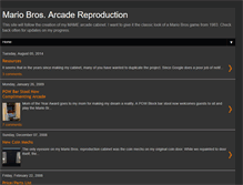 Tablet Screenshot of mariobrosarcade.blogspot.com