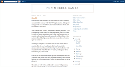 Desktop Screenshot of mobilegames4fun.blogspot.com