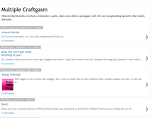 Tablet Screenshot of multiplecraftgasm.blogspot.com