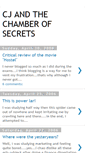 Mobile Screenshot of cjandthechamberofsecrets.blogspot.com