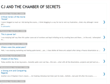 Tablet Screenshot of cjandthechamberofsecrets.blogspot.com