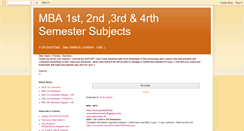 Desktop Screenshot of mba-buitems.blogspot.com