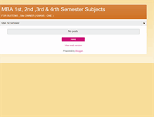 Tablet Screenshot of mba-buitems.blogspot.com