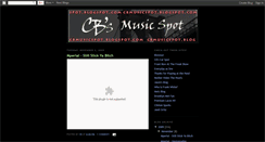 Desktop Screenshot of cbmusicspot.blogspot.com