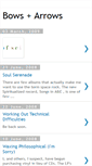 Mobile Screenshot of bowsplusarrows2.blogspot.com