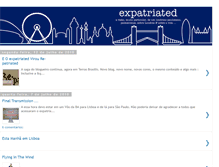 Tablet Screenshot of expatriatedinlondon.blogspot.com