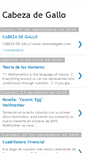 Mobile Screenshot of cabezadgallo.blogspot.com