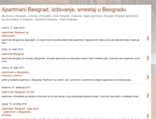 Tablet Screenshot of apartmanibeograd-smestaj.blogspot.com