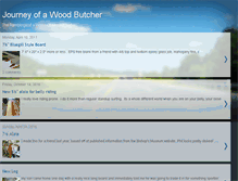 Tablet Screenshot of journeyofawoodbutcher.blogspot.com