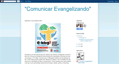 Desktop Screenshot of comunicandoaevangelizacao.blogspot.com