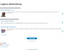 Tablet Screenshot of lalogicamatematica.blogspot.com