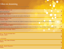 Tablet Screenshot of glee-steaming.blogspot.com