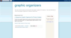 Desktop Screenshot of graphic-organizers-for-teachers.blogspot.com