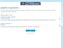 Tablet Screenshot of graphic-organizers-for-teachers.blogspot.com