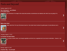 Tablet Screenshot of parisandbeyond-genie.blogspot.com