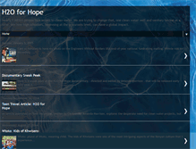 Tablet Screenshot of h2oforhope.blogspot.com