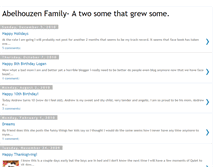 Tablet Screenshot of abelhouzenfamily.blogspot.com