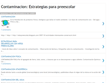 Tablet Screenshot of contaminacionpreescolar.blogspot.com