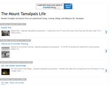 Tablet Screenshot of mymountaintrail.blogspot.com
