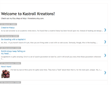 Tablet Screenshot of kastrollkreations.blogspot.com