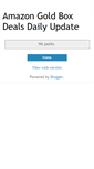 Mobile Screenshot of amzgoldbox.blogspot.com