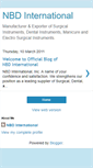 Mobile Screenshot of nbdinternational.blogspot.com