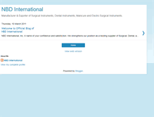 Tablet Screenshot of nbdinternational.blogspot.com