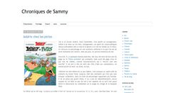 Desktop Screenshot of chroniques-de-sammy.blogspot.com