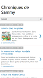 Mobile Screenshot of chroniques-de-sammy.blogspot.com