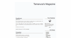 Desktop Screenshot of diariodetamaruca.blogspot.com