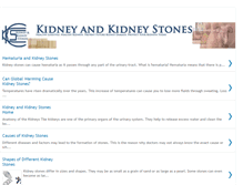 Tablet Screenshot of kidney-and-kidney-stones.blogspot.com