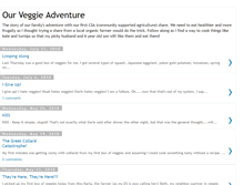 Tablet Screenshot of ourveggieadventure.blogspot.com