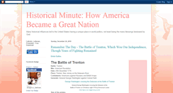 Desktop Screenshot of historicalminute.blogspot.com