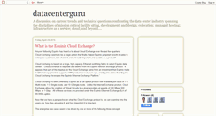 Desktop Screenshot of datacenterguru.blogspot.com