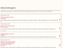 Tablet Screenshot of datacenterguru.blogspot.com