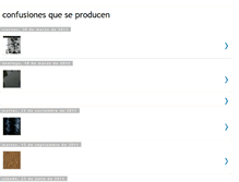 Tablet Screenshot of confusionesqueseproducen.blogspot.com